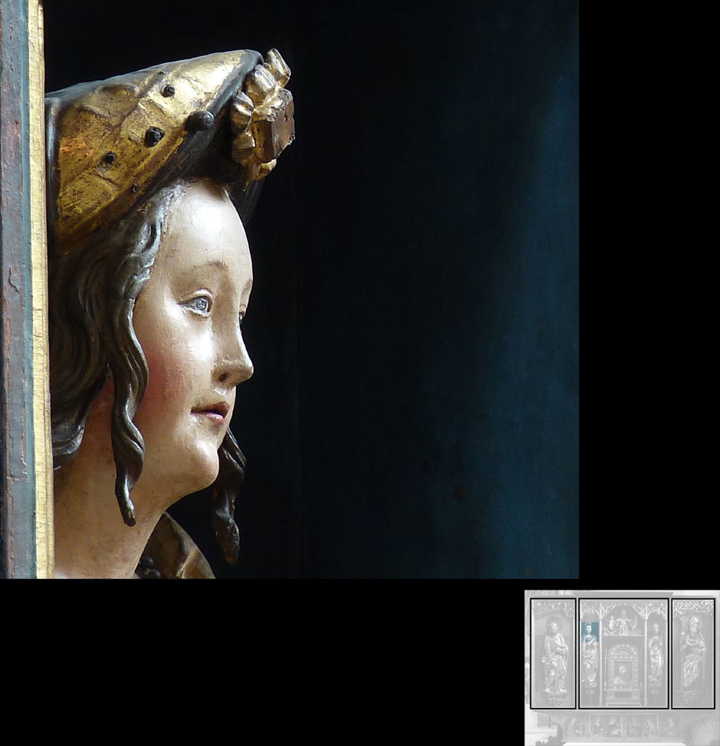 Marthaaltar Maria Magdalena, Detail