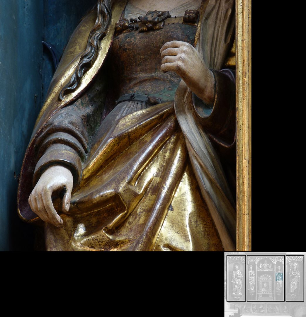 Marthaaltar Martha, Detail