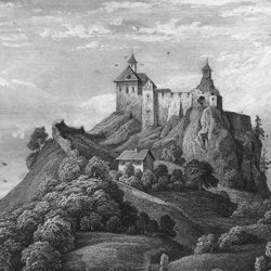 Burgruine Hohenstein (Von der Morgenseite)