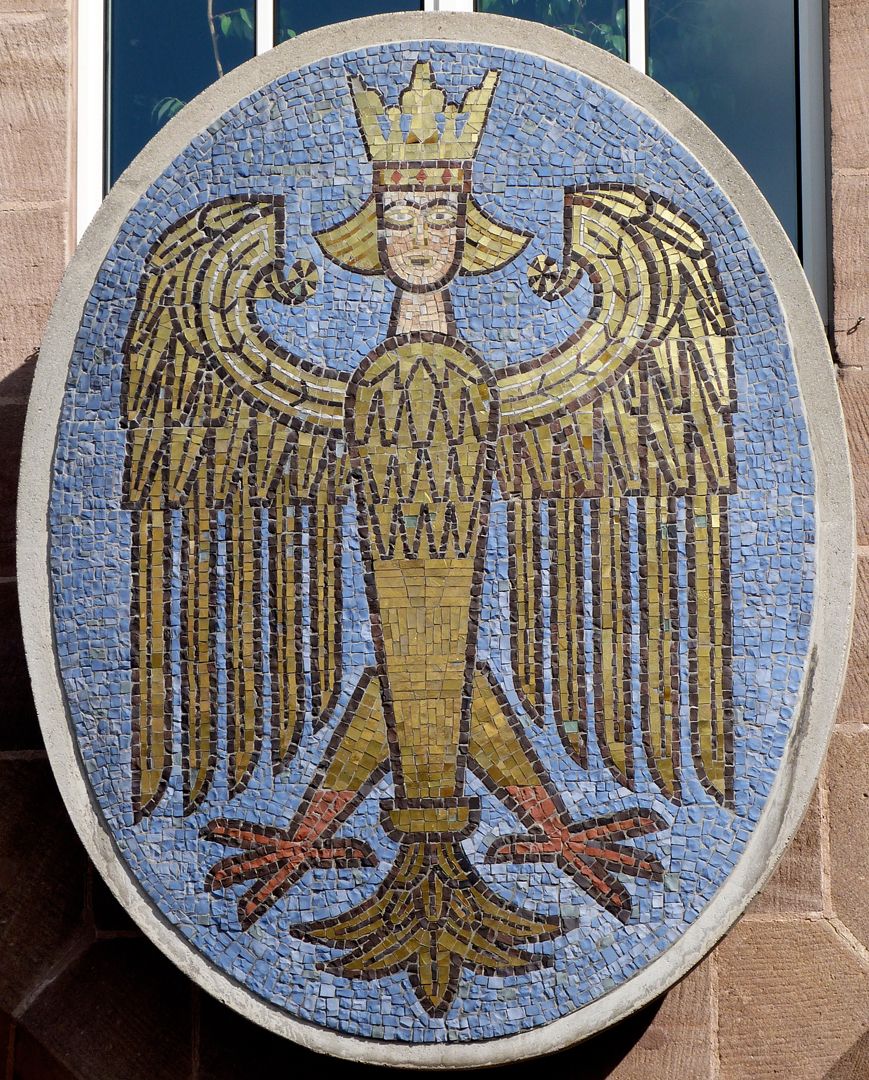 Großes Nürnberger Stadtwappen Frontalansicht