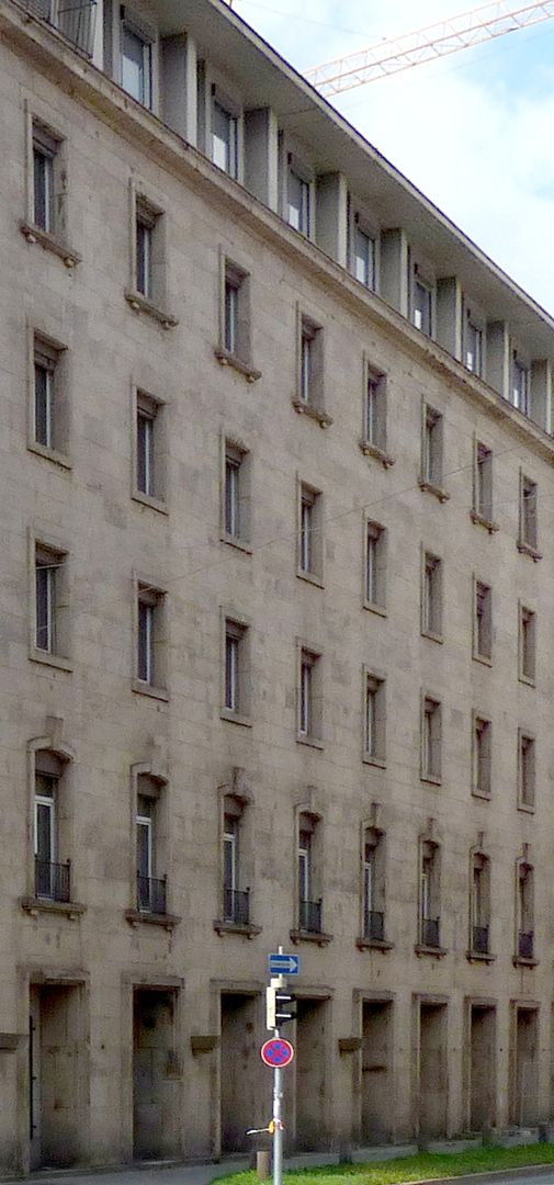 Bahnhofsplatz, ehem. Gästehaus der „Stadt der Reichsparteitage“ Seitenfassade