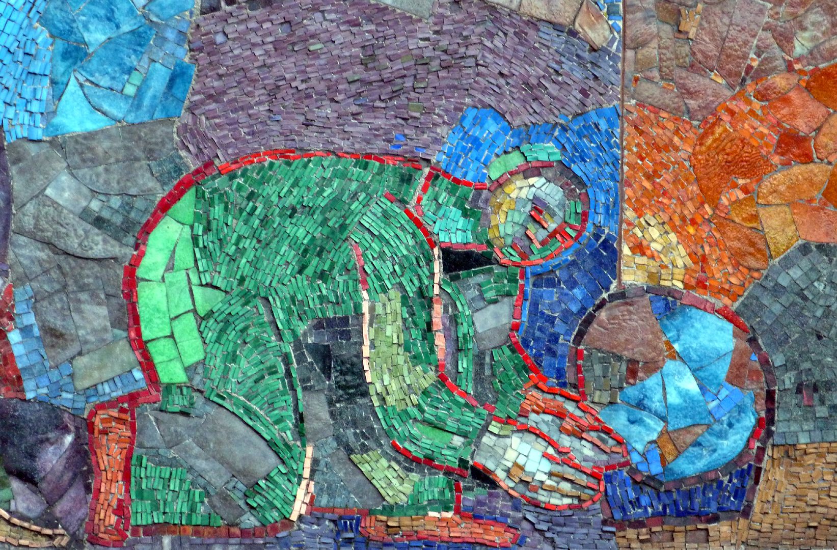 Mosaik am Hauptmarkt in Nürnberg Warenanbieter