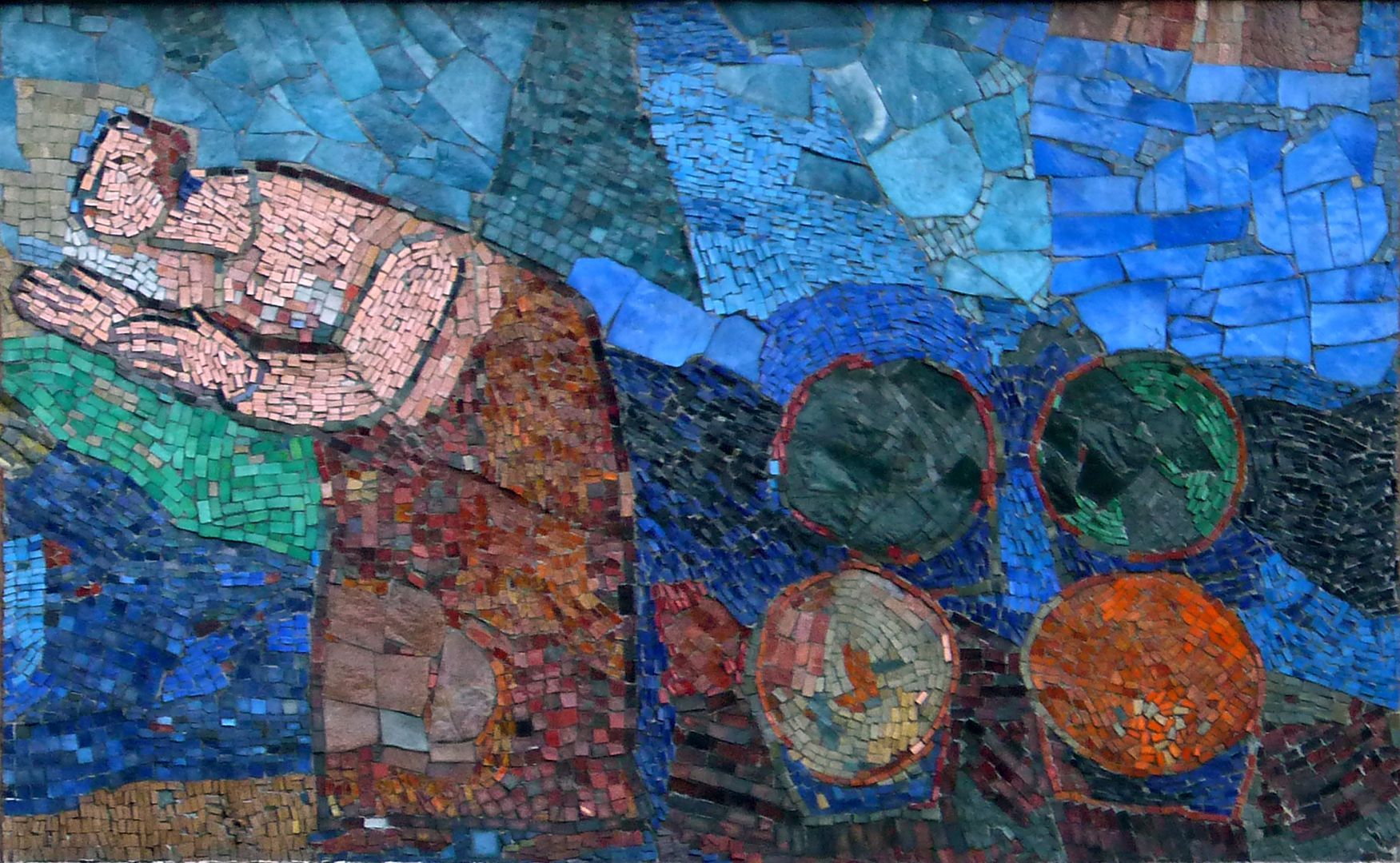 Mosaik am Hauptmarkt in Nürnberg Warenanbieter