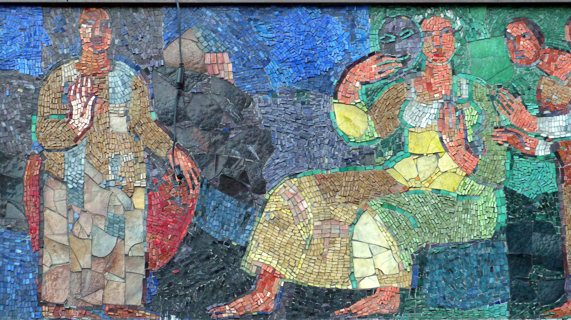 Mosaik am Hauptmarkt in Nürnberg 