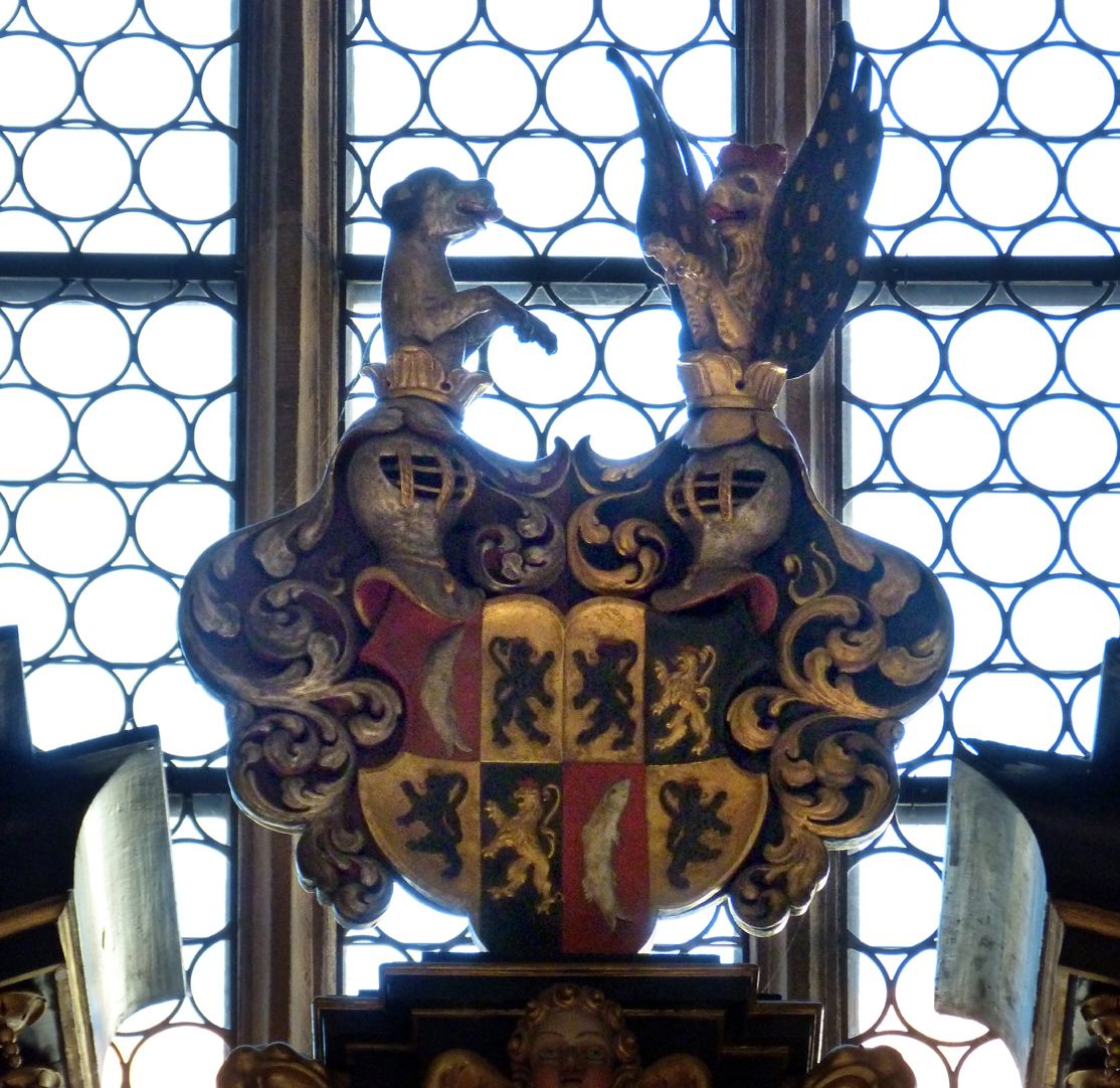 Muffel-Altar Altarbekrönung, Wappen der Muffel