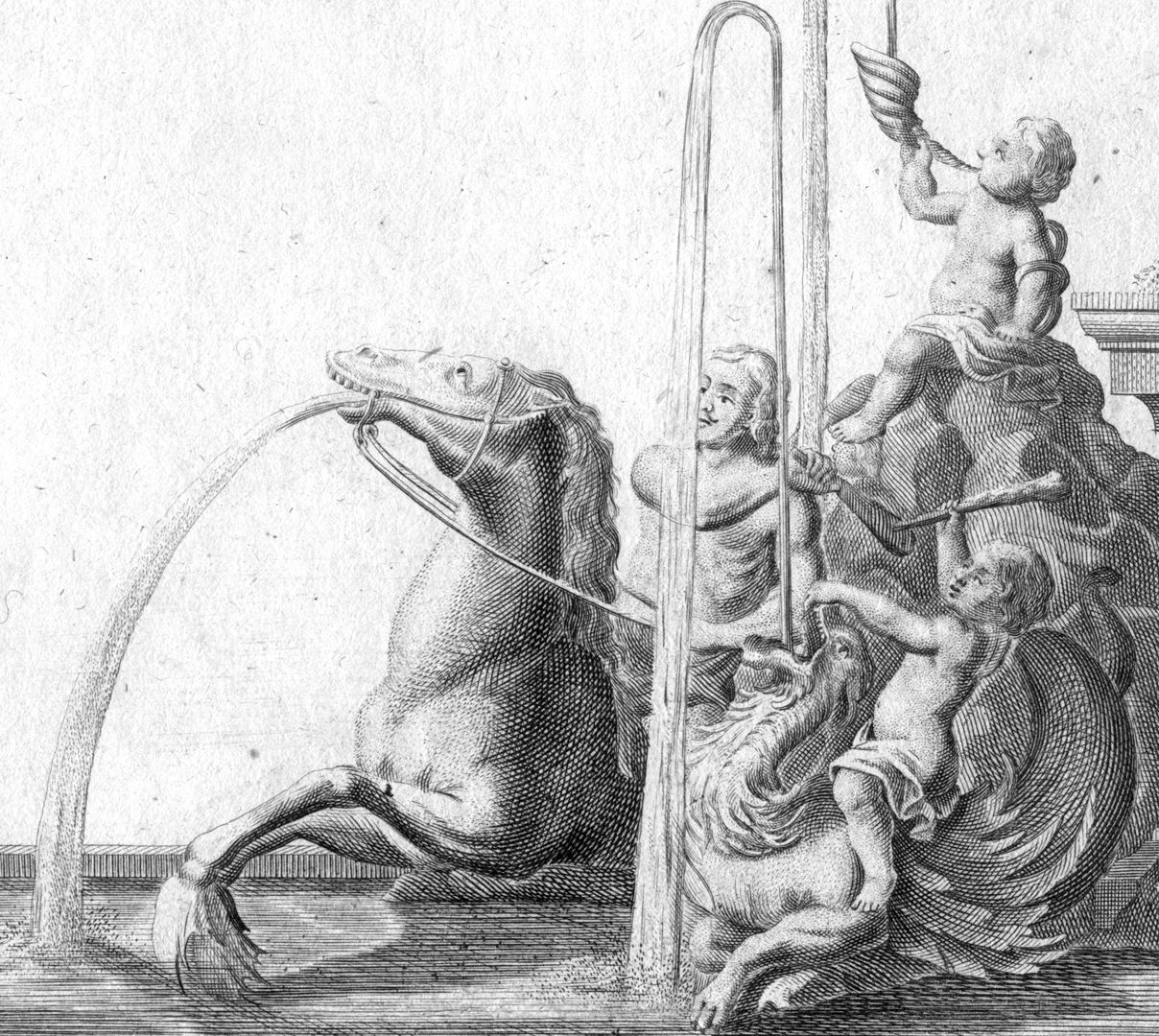 Neptunbrunnen Detailansicht