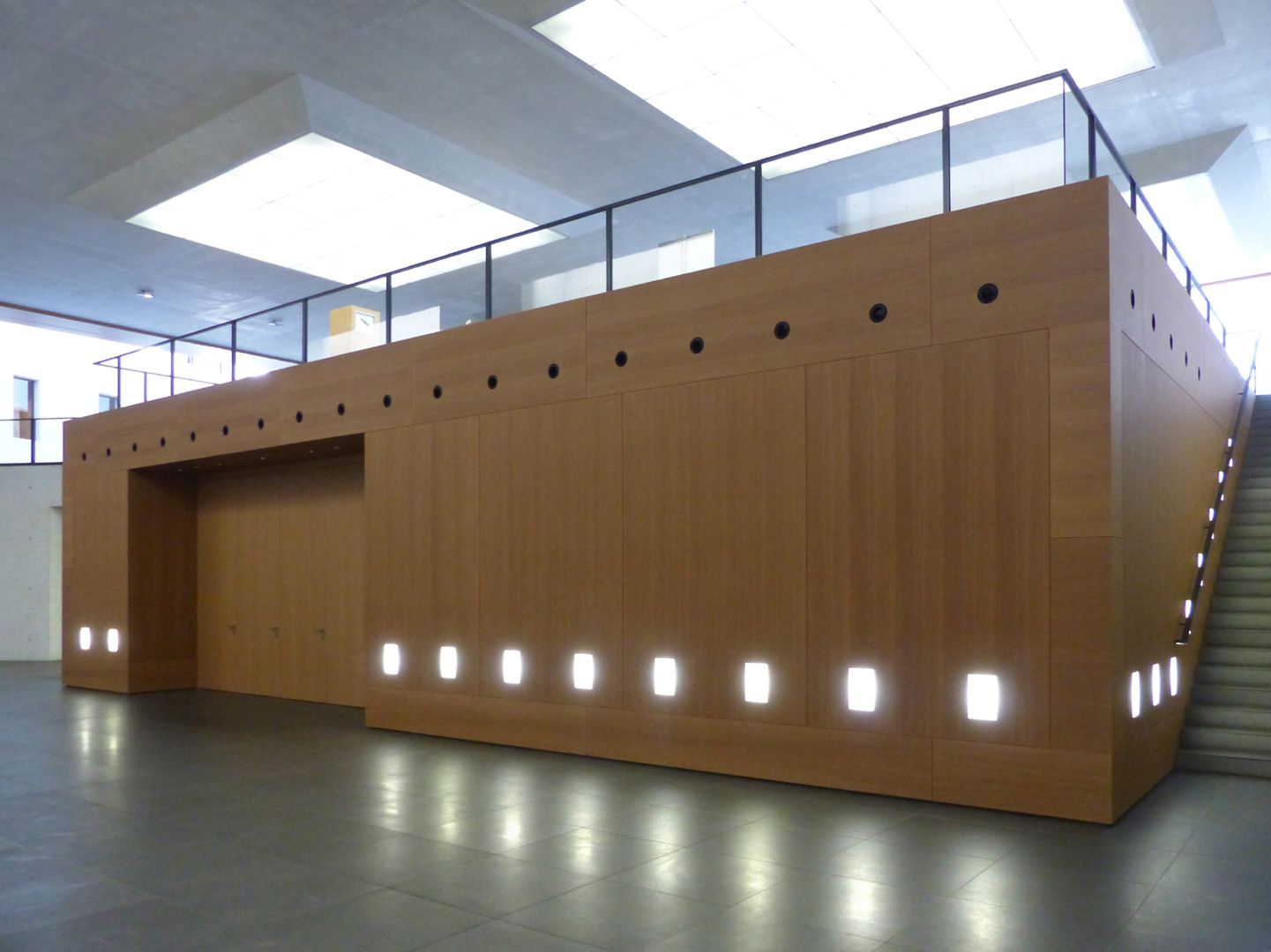 Neues Museum Auditorium im Untergeschoss