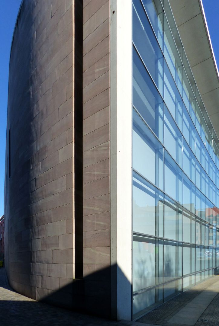 Neues Museum Haupttrakt von Süd nach Nord