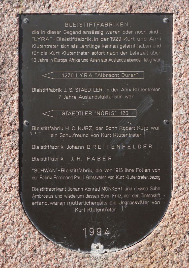 Norisbrunnen Informationstafel