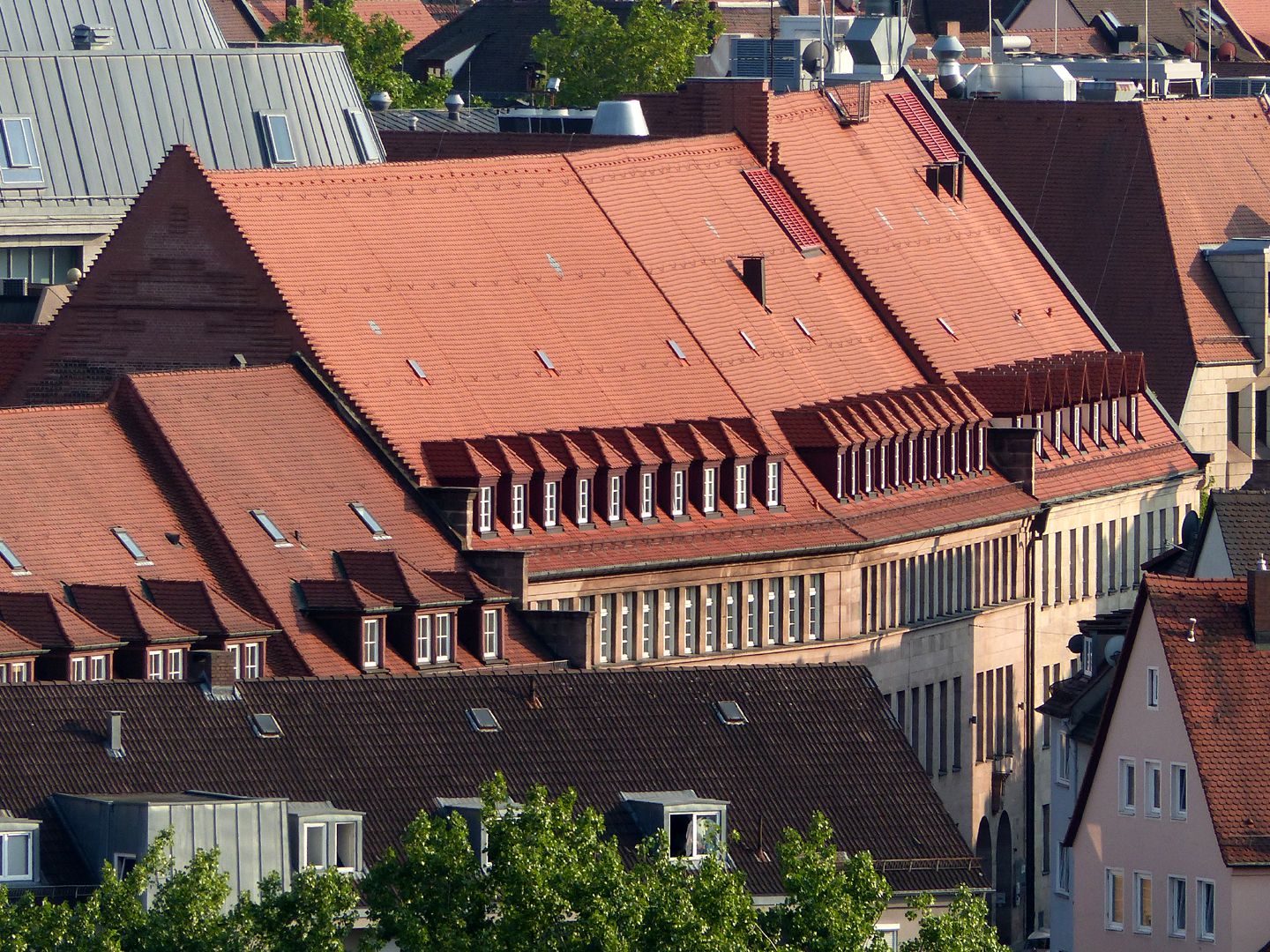 Arbeitsamt Dächer von Norden