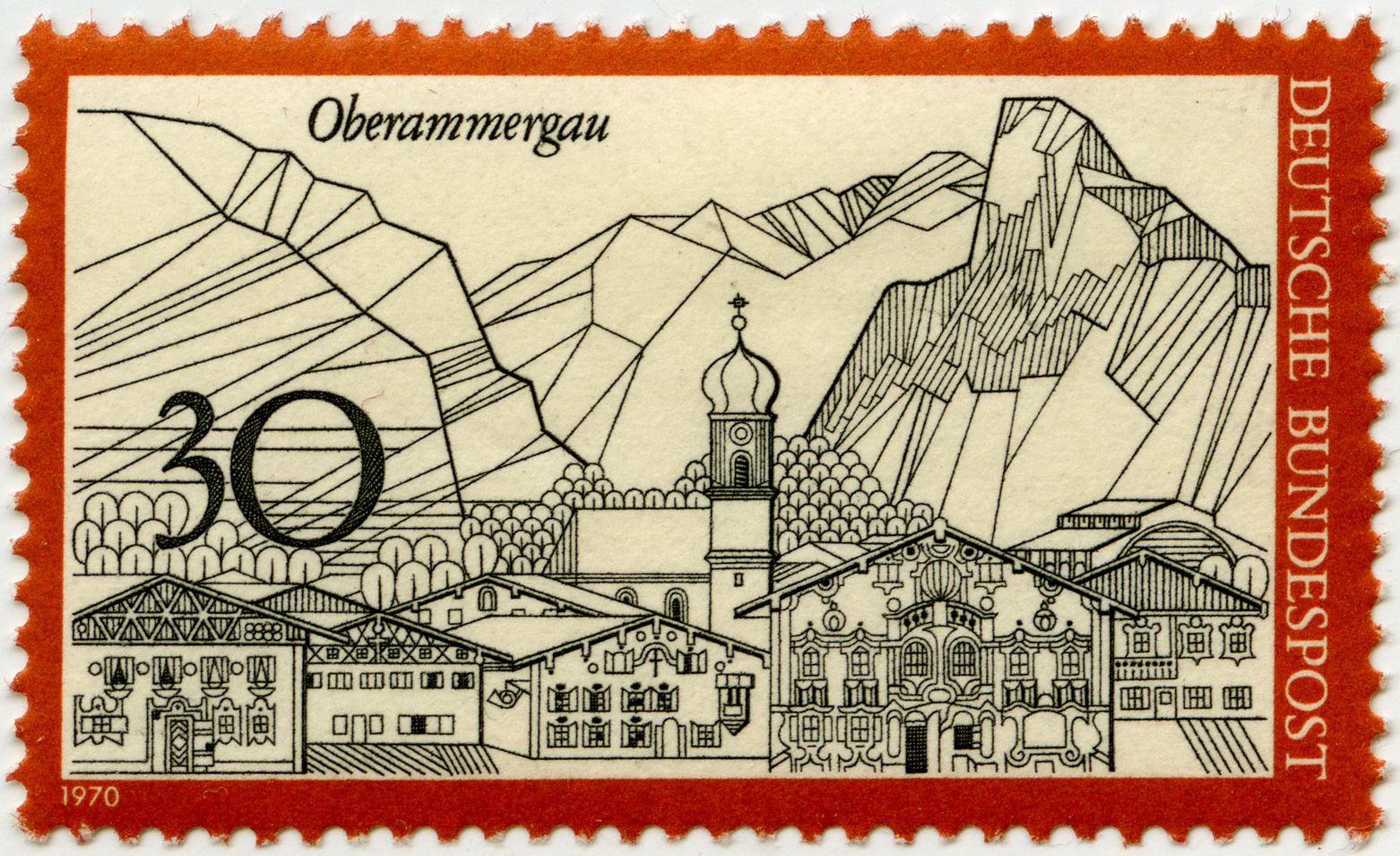 Oberammergau Gesamtansicht