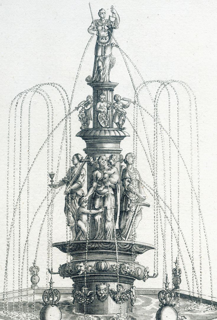 Tugendbrunnen Detailansicht