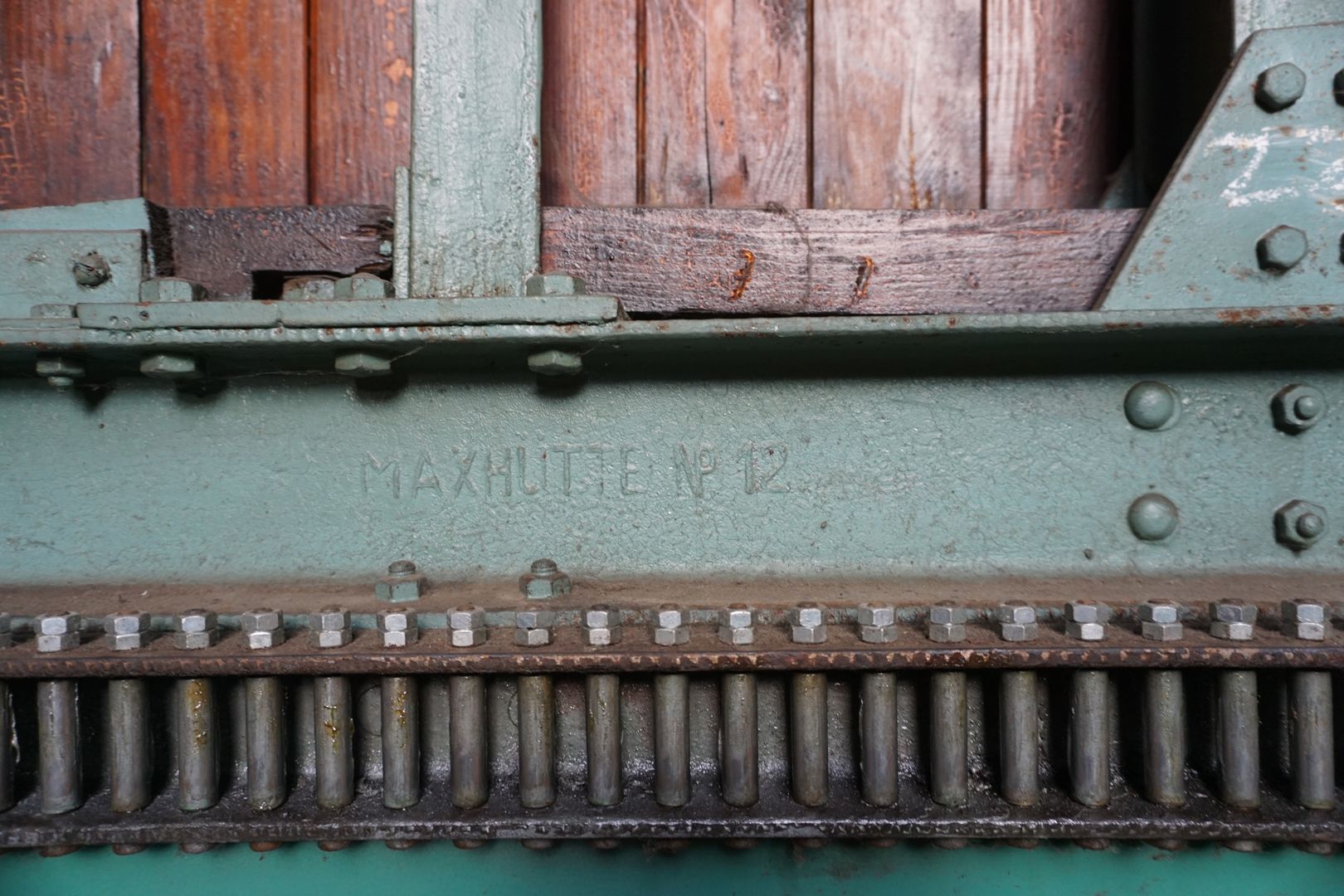 Volkssternwarte auf dem Rechenberg T-Stahl Nummer 12 aus der Maxhütte