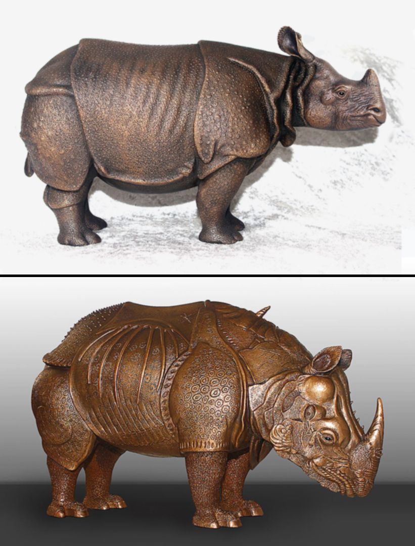 „Indisches Panzernashorn