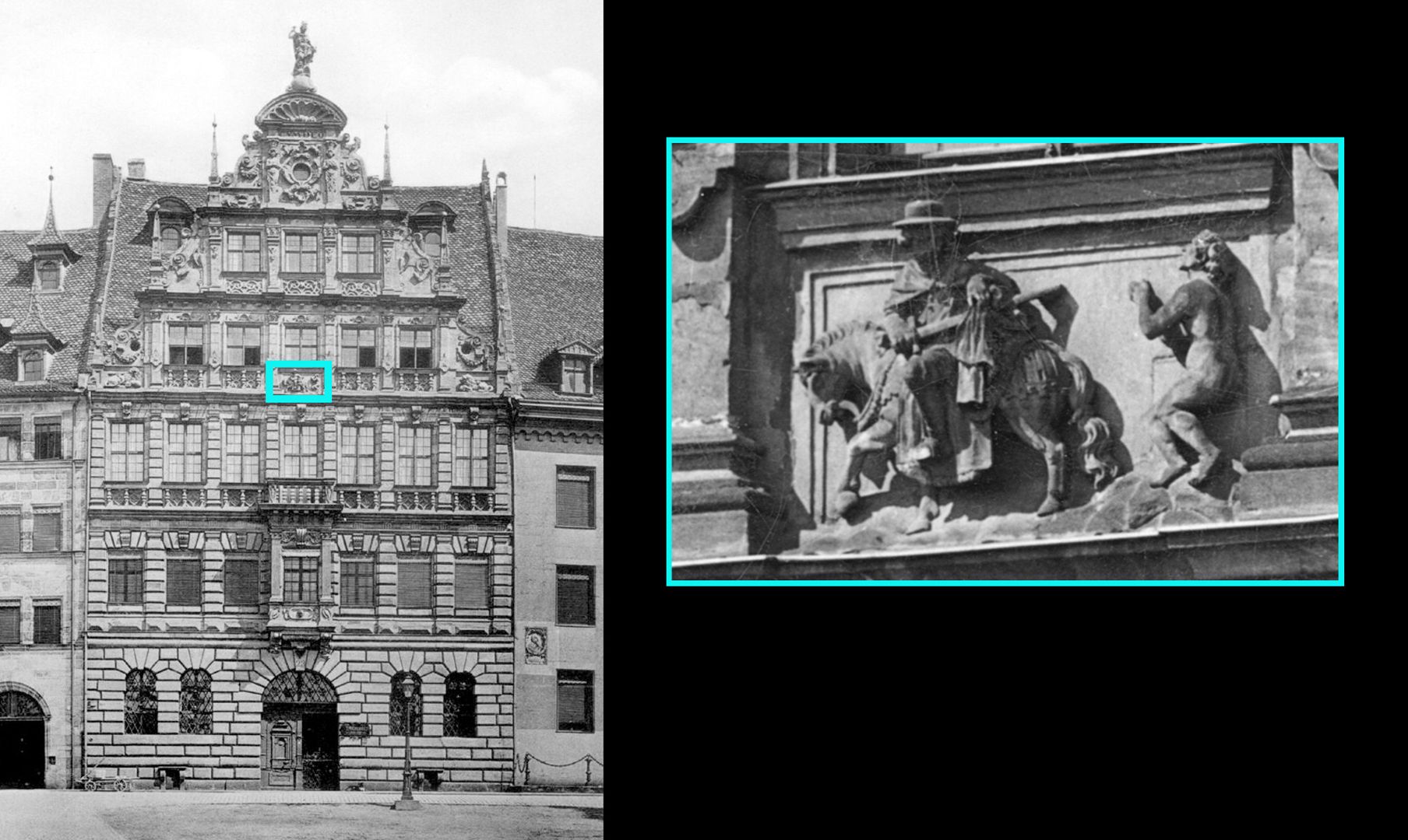 Medaille Martin Peller Pellerhaus / Darstellung mit Sankt Martin und Bettler