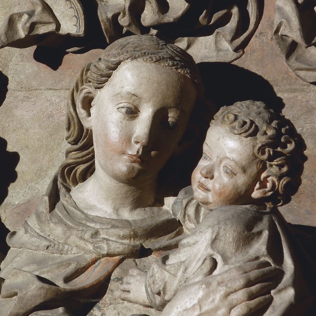 Peringsdörffer-Epitaph Maria mit dem Kinde, Detail