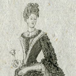 Femme allant à la nôce / Eine gemeine Frau zur Hochzeit gehend