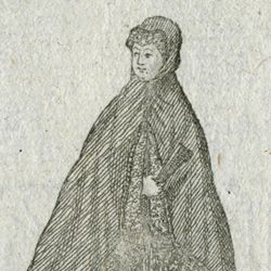 Fille en drap de pluie / Eine Jungfer im Regen - Tuch