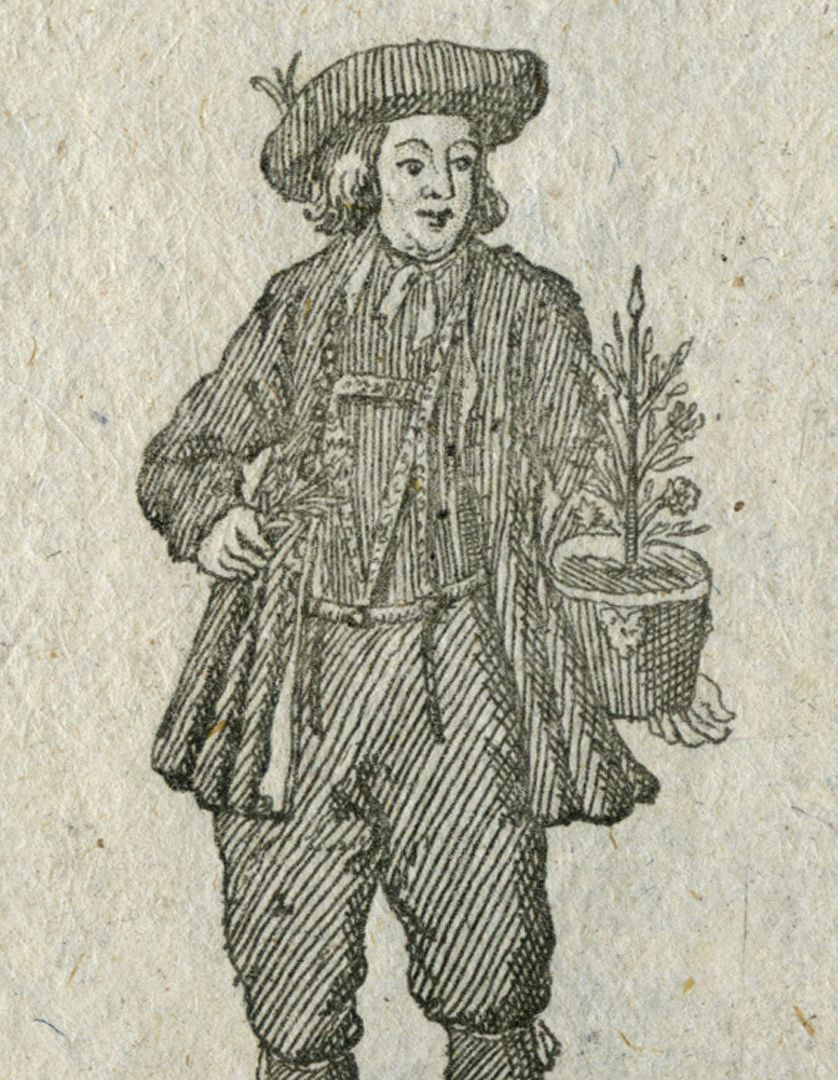 Jardinier / Ein Gärtner Blattnummer 44, Detailansicht