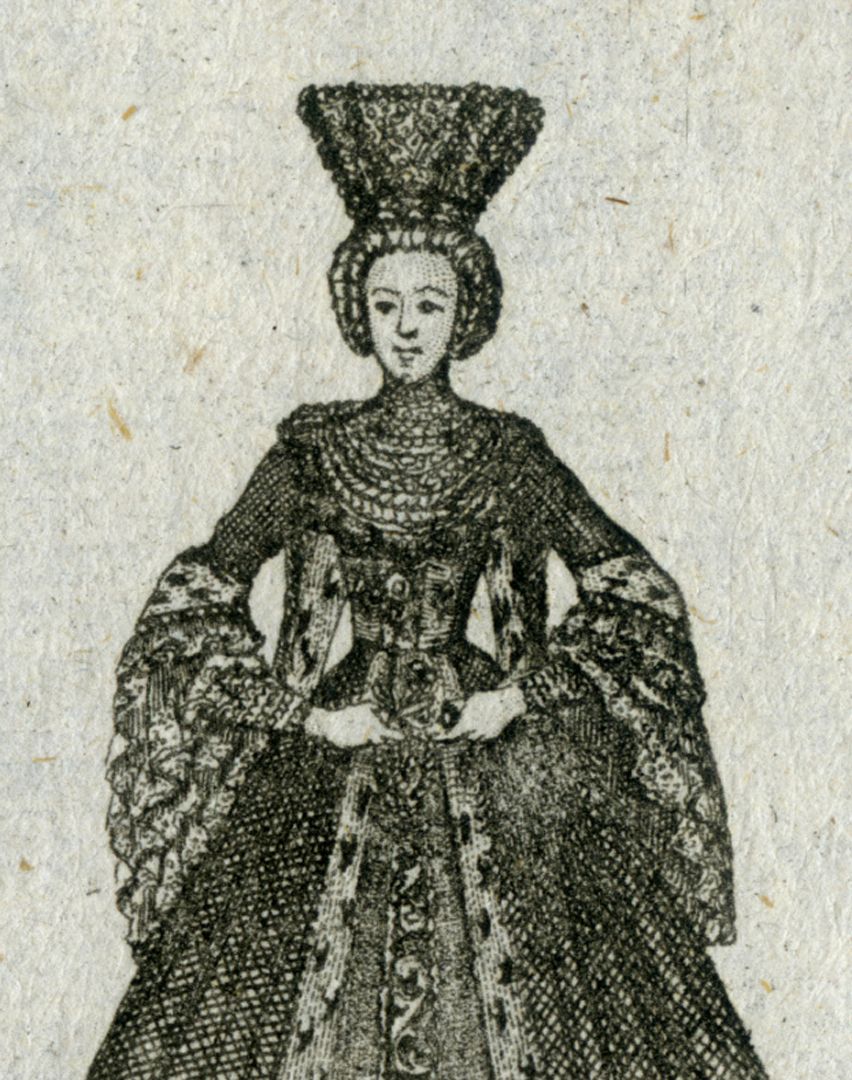 Epouse portant une couronne d´or / Eine Kron-Braut Blattnummer 29, Detailansicht