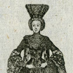 Epouse portant une couronne d´or / Eine Kron-Braut