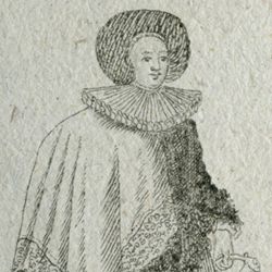 Servant portant toute forte de rotis chez le plus proches parents des nouveaux mariez / Eine Magd so beÿ Hochzeiten aüstragt