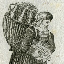 Femme au lait / Eine Milch-Baüerin
