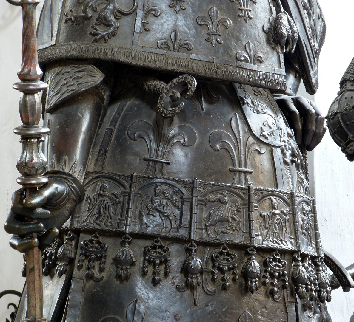 Philipp der Gute von Burgund (Innsbruck) Gürtel mit burgundischen Szenen