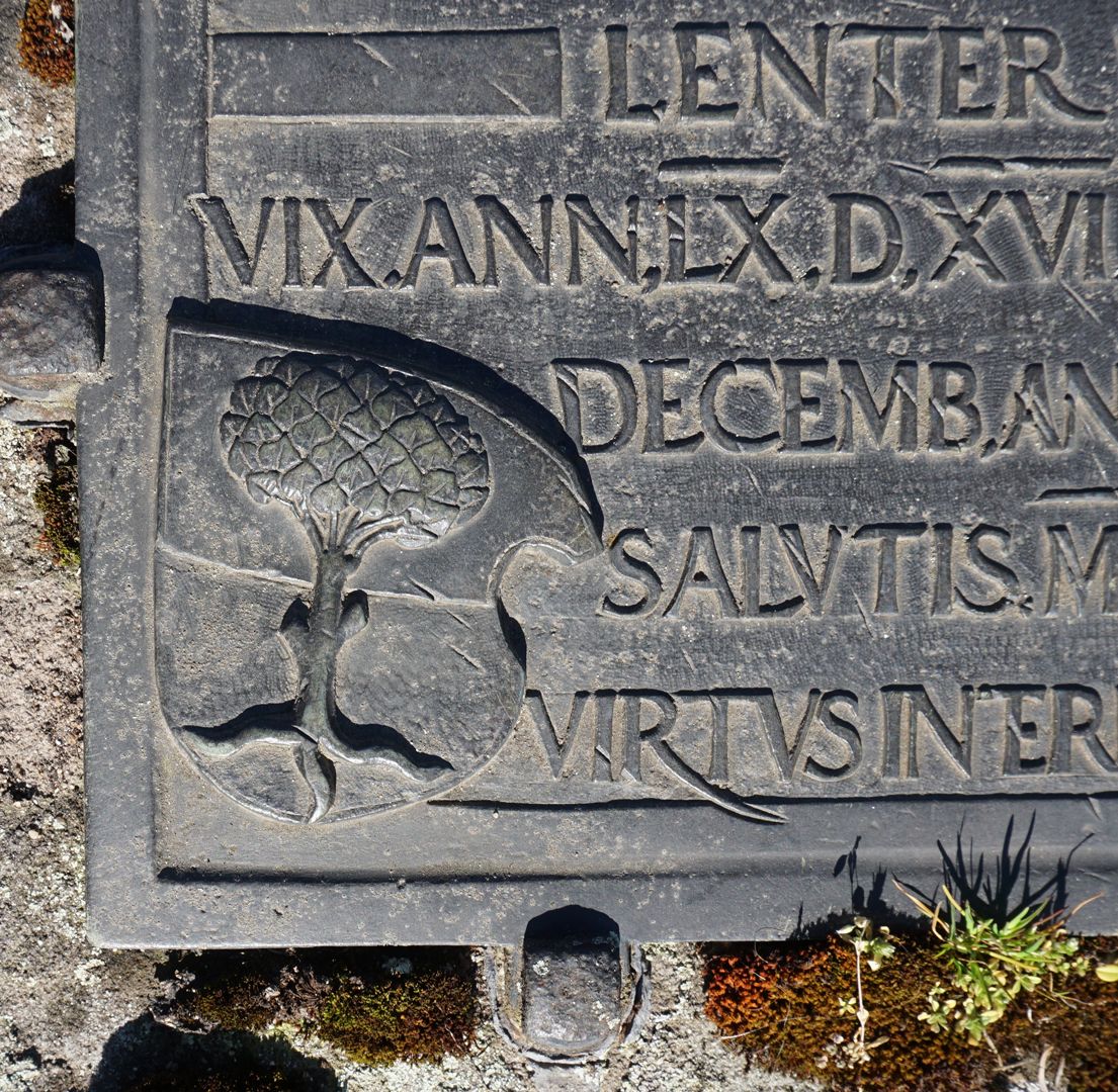 Epitaph des Willibald Pirckheimer Detailansicht mit Wappen Pirckheimer