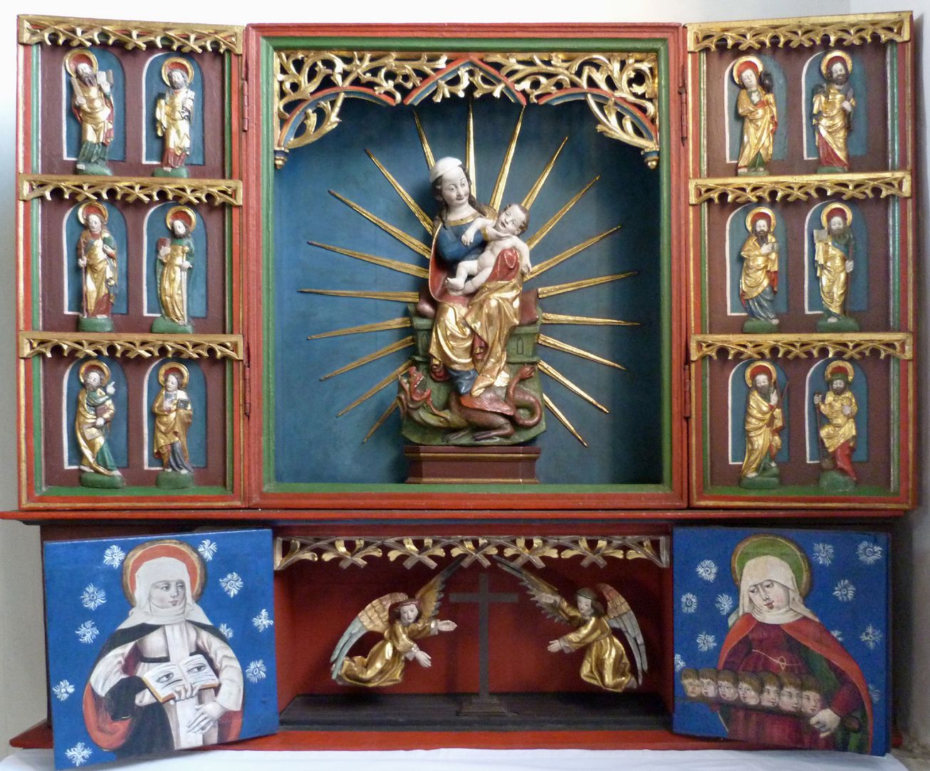 Puschendorfer Marienaltar Gesamtansicht