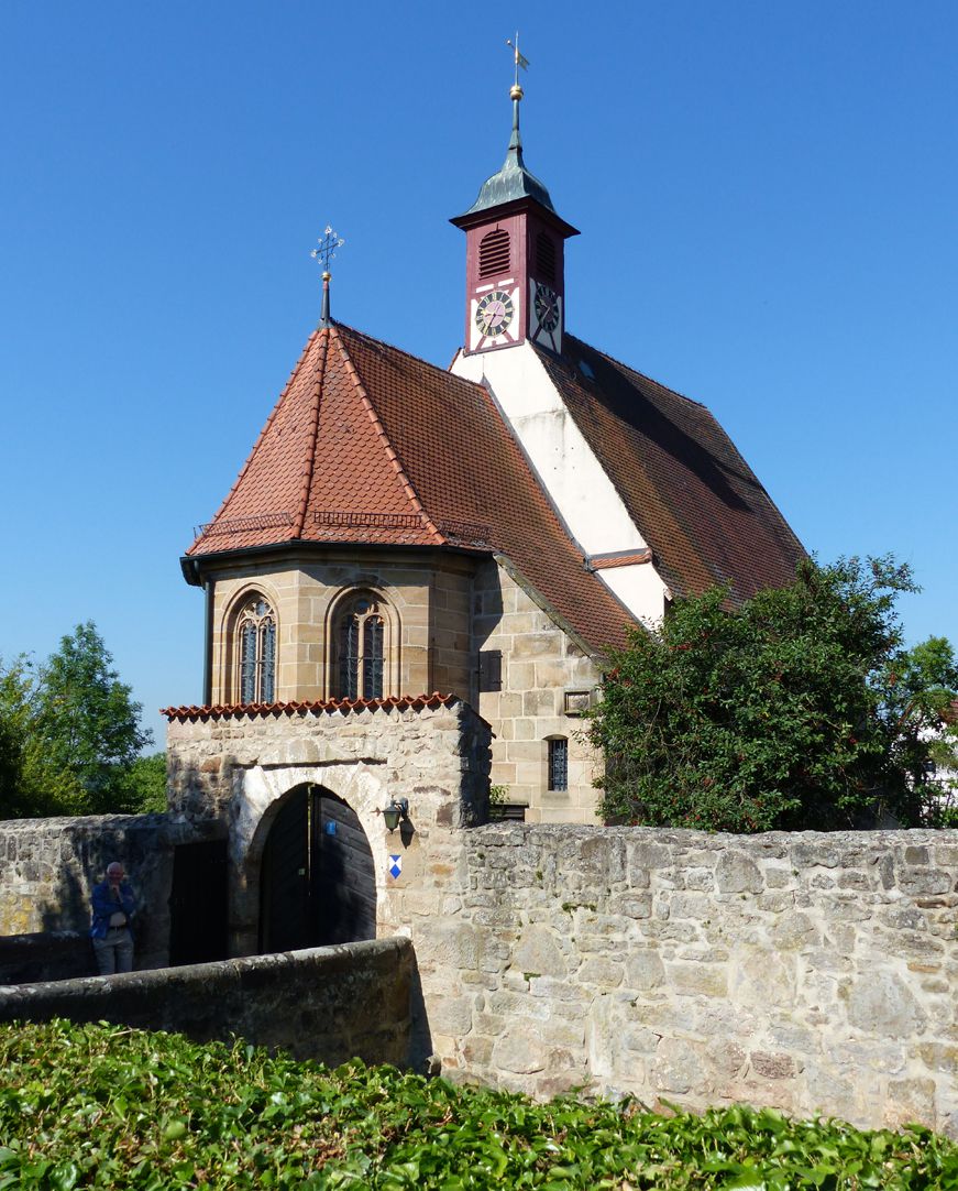 Puschendorfer Hochaltarretabel Außenansicht von Nordost