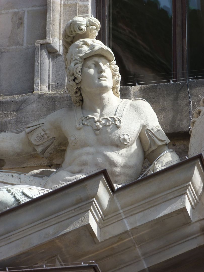 Südportal Alexander d.Gr., Oberkörper