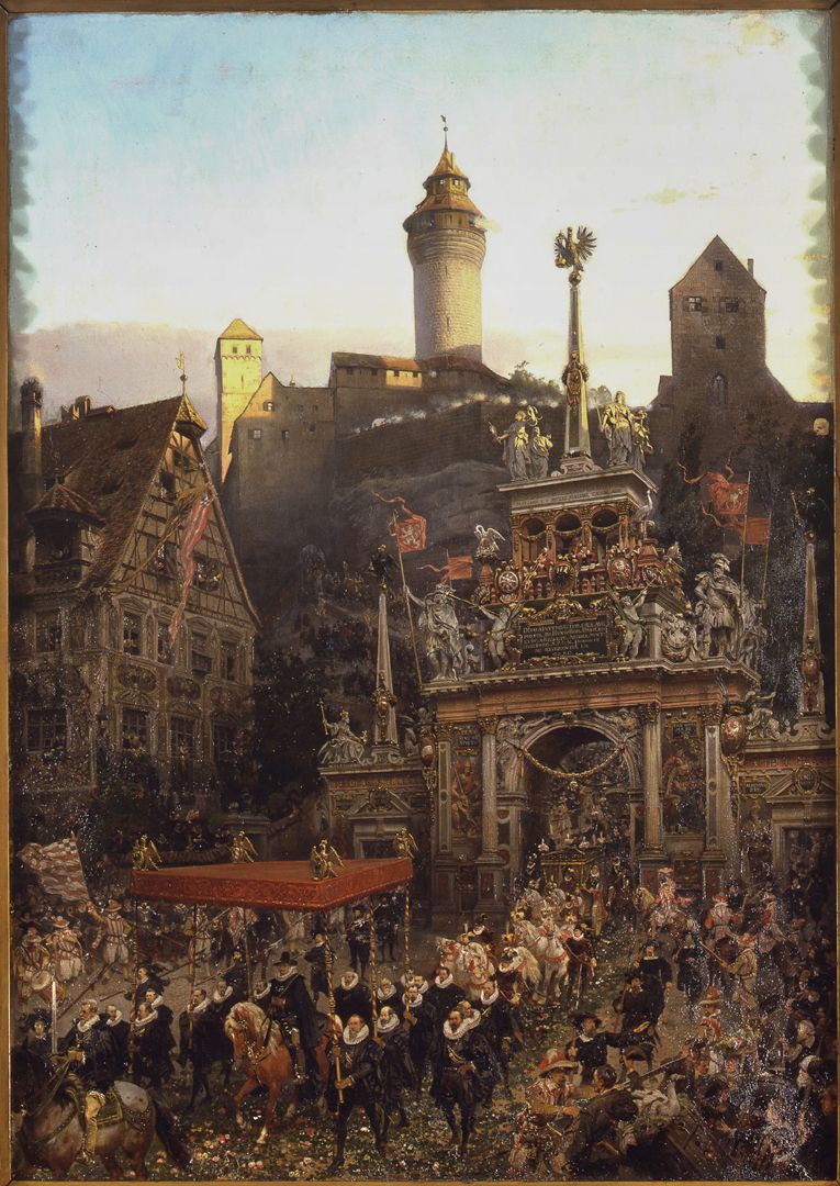 Auszug des Kaisers Matthias aus Nürnberg 1612 