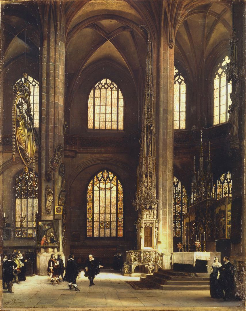 Das Sakramentshaus von Adam Kraft in der Lorenzkirche 