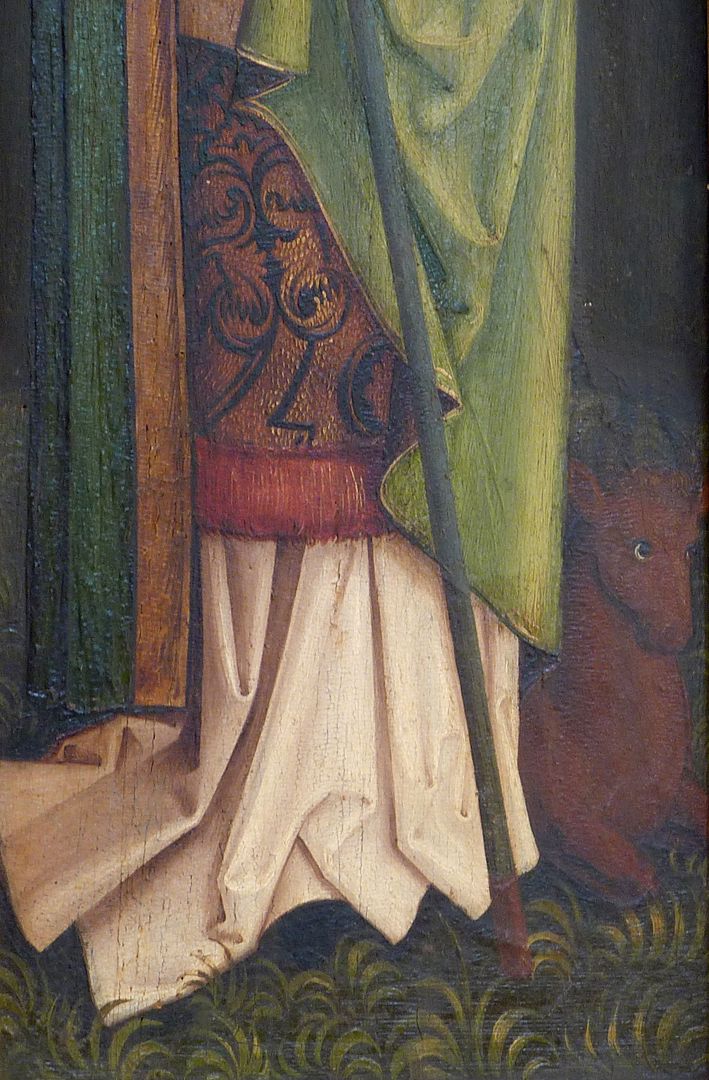 Rochusaltar seitliche Klappe links unten / Detail