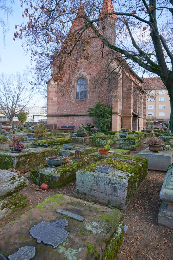 Rochusfriedhof Nürnberg (Grabnr.643) Lage im Gräberfeld