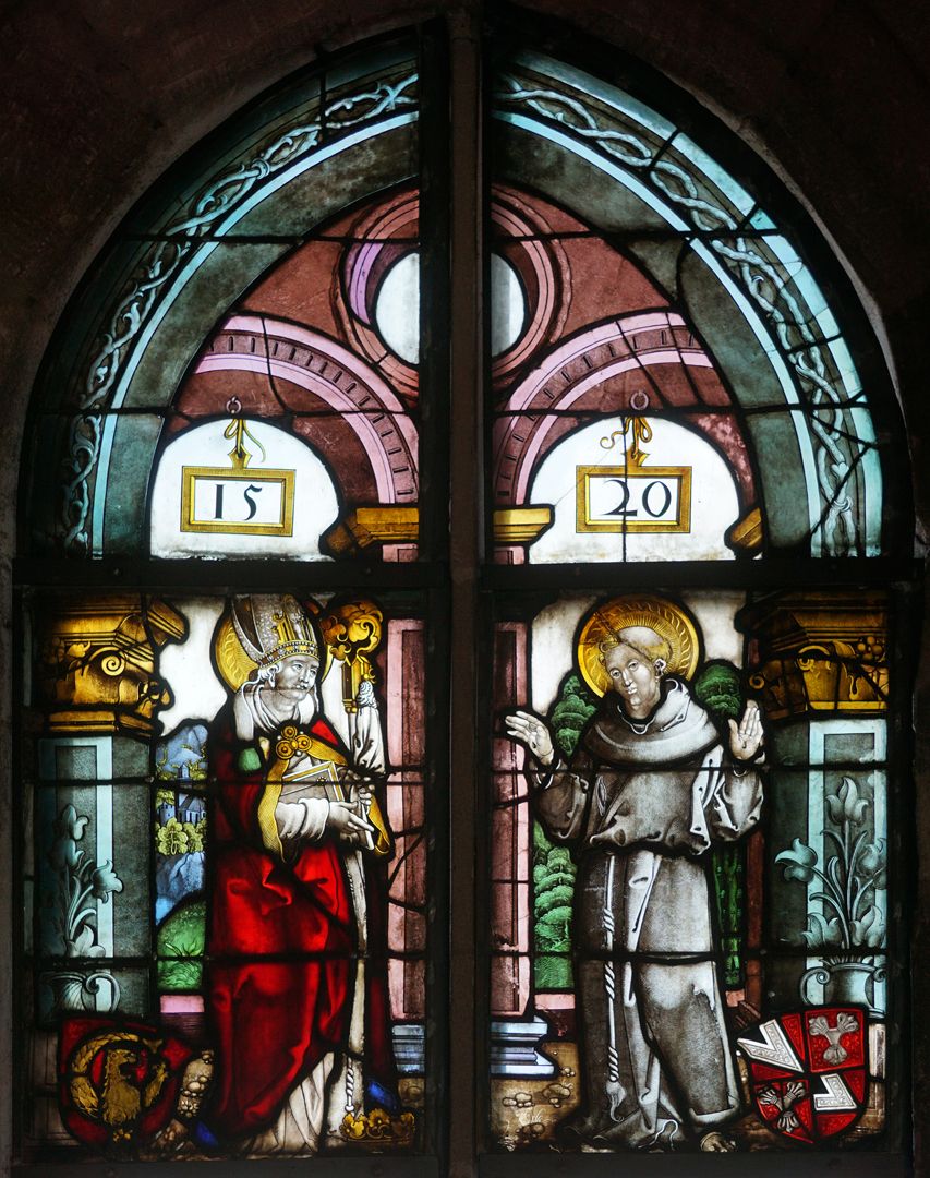 Rochuskapelle / Fenster nV / Hll. Ludwig und Franziskus 