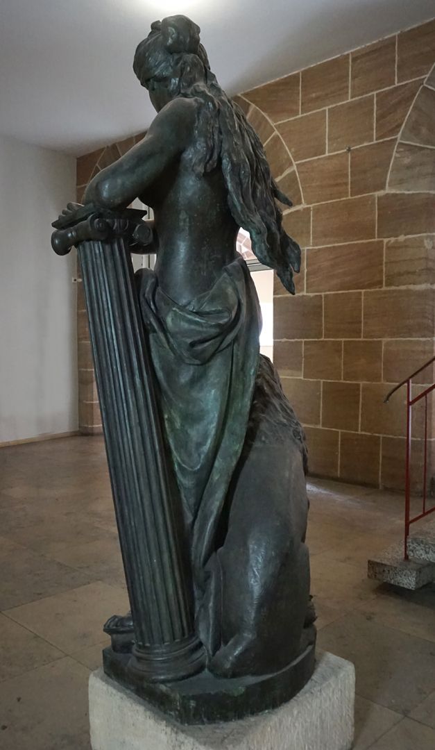 Allegorie der Stärke Rückansicht