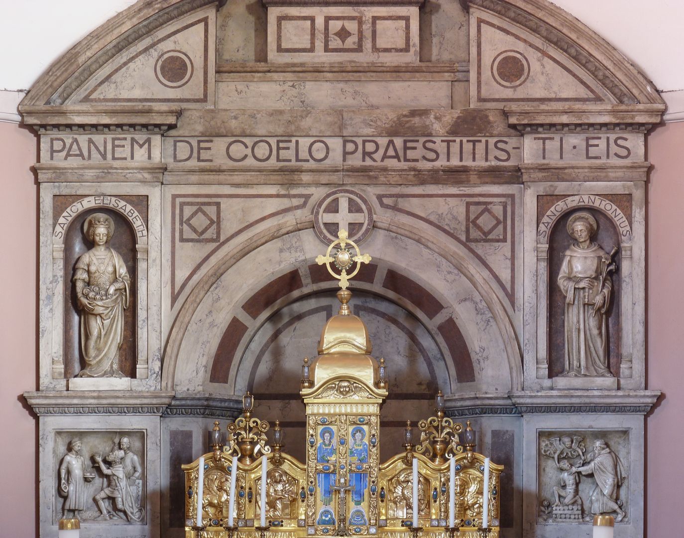 St. Anton Hauptaltar, Detailansicht