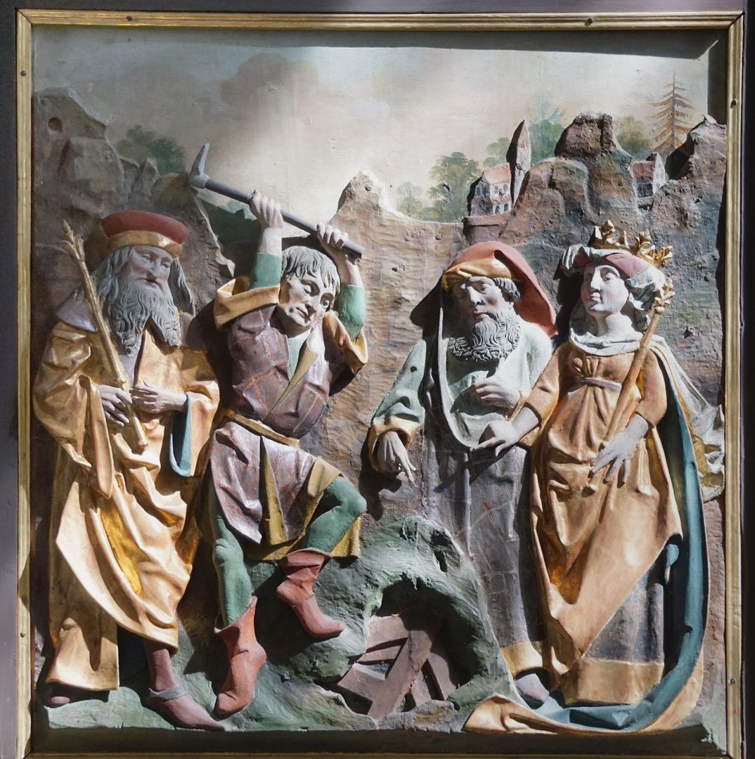 Flügelaltar in St. Helena rechter Altarflügel, untere Tafel