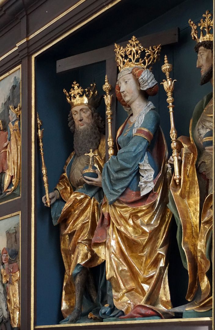 Flügelaltar in St. Helena Schrein, Detailansicht