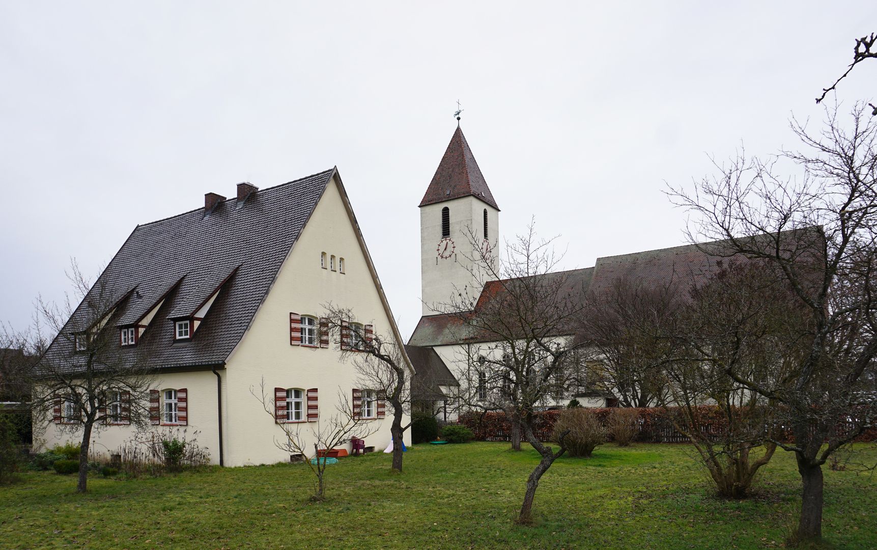 Sankt Sebald Pfarrhaus und Kirche