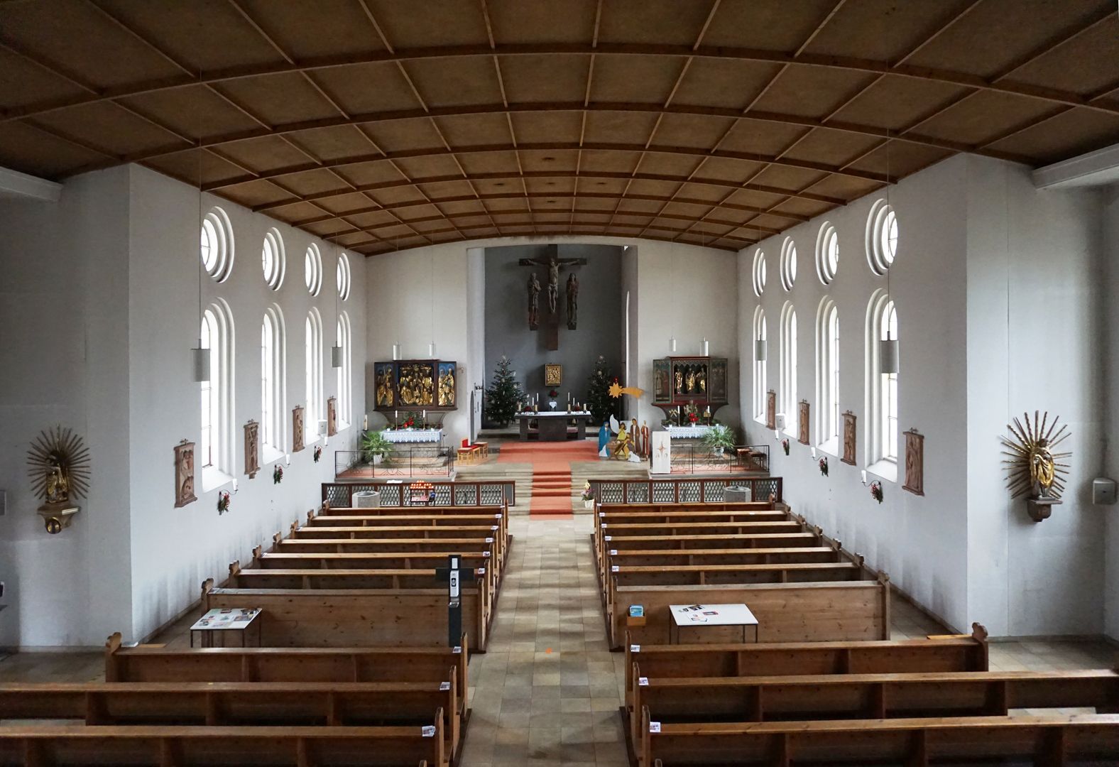 Sankt Sebald Blick von der Orgelempore Richtung Norden