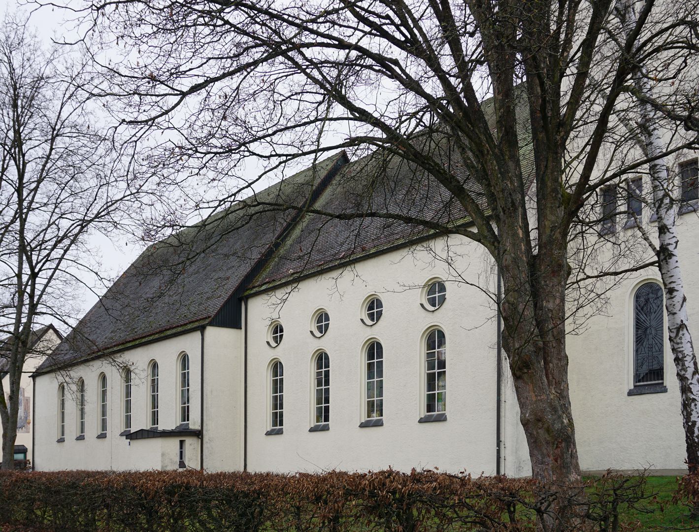 Sankt Sebald links, Erweiterungsbau des Langhauses von 1956/57