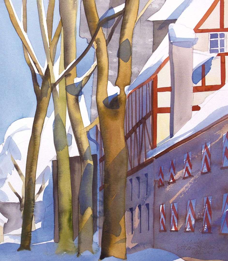 Spittler-Tor-Mauer Hauptmauer im Bereich Rotes Z, ehemals Irrenanstalt