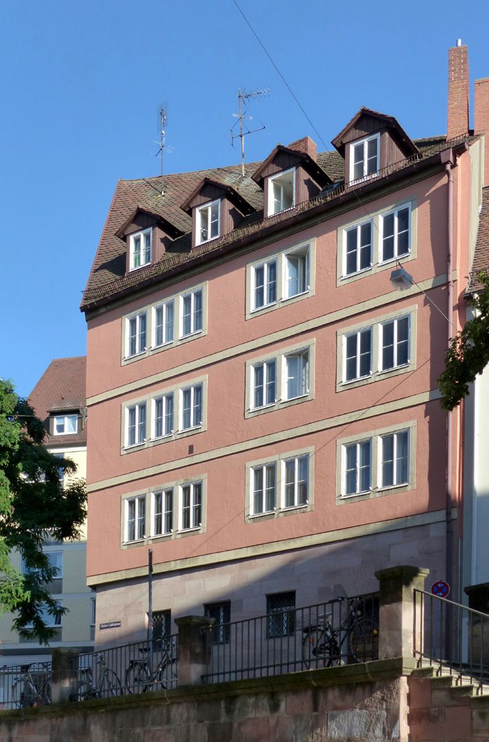 Geschäfts- und Wohnhaus Kaiserstraße Blick von der Oberen Wörthstraße