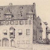 Pfarrhaus von St. Egidien mit Pfarrgarten