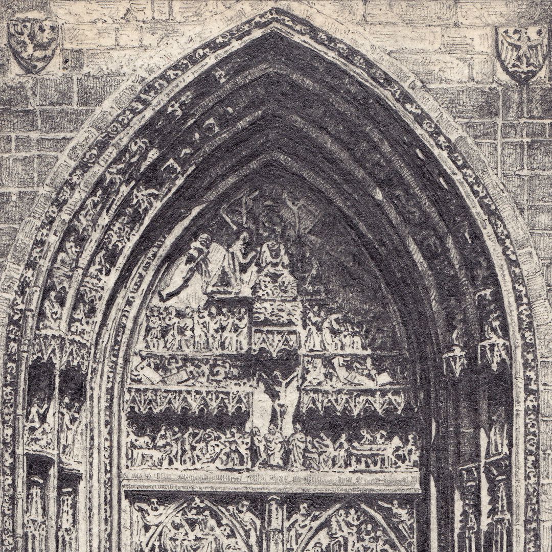 Hauptportal der Lorenzkirche Detail