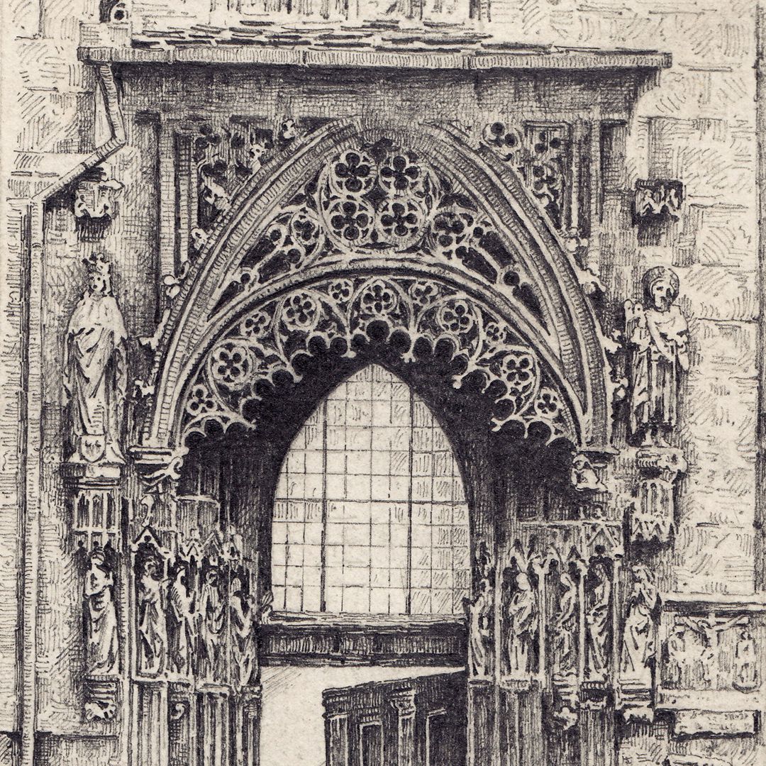 Brautportal an der Sebalduskirche Detail