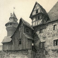 Burgamtmannshaus und Eingang zur Burgfreiung